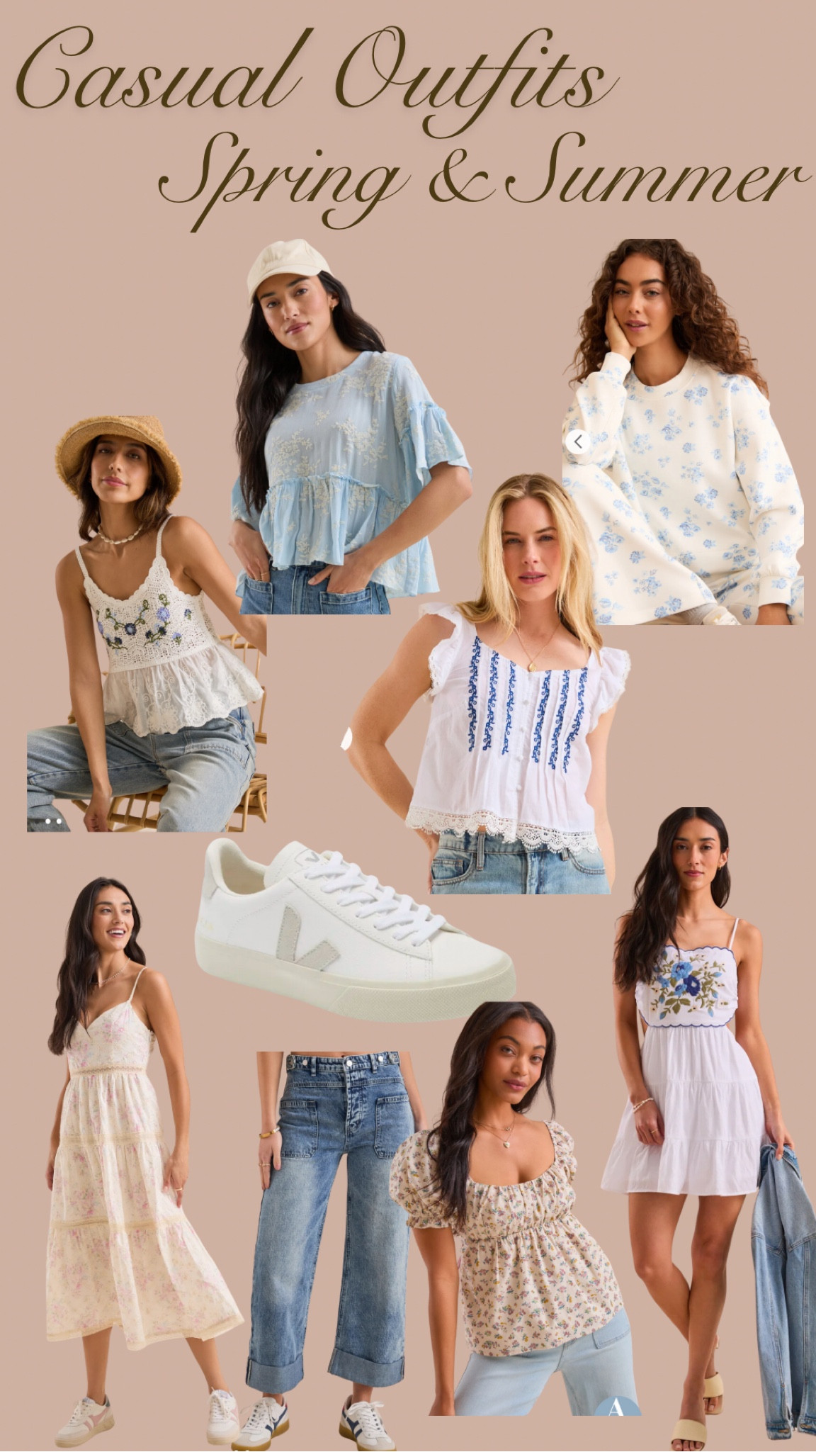 Obsessed with these effortlessly cute and feminine outfits! ✨ Perfect for a casual spring day, travel, or a stylish everyday look. Whether you’re into floral dresses, embroidered tops, or comfy denim, I’ve got you covered! #SpringFashion #CasualChic #OOTD #LTKSpring #LTKStyle #FeminineOutfits #FloralDresses #CuteTops #SpringWardrobe #EverydayStyle #StyleInspo #FashionFinds #PinterestOutfits”

#LTKSaleAlert #LTKTravel #LTKStyleTip