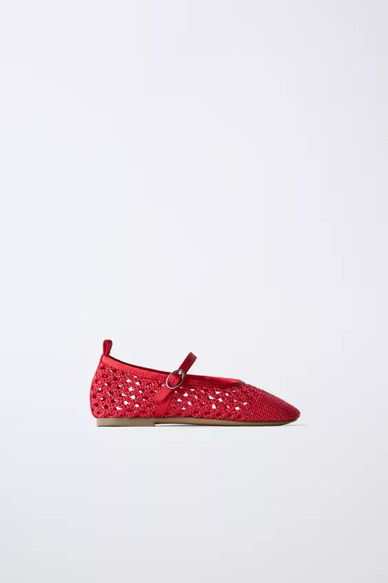 CUTOUT BALLET FLATS | Zara US