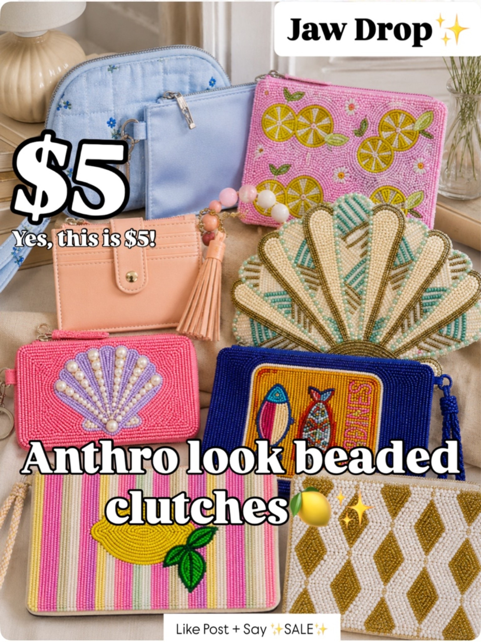 Walmart & Target🎯Deals you’ll Love!👌 Beaded clutches starting at $5!, $12 shoes and so many more buys that will blow your mind!✨


✨SIZING✨Everything is petite friendly I’m 5’2” 125lbs wearing small top/dress and small/4 bottoms 
.

#walmartpartner #sponserd, #ad  #walmartpartner  #walmartstyle @walmartstyle walmart, Walmart outfit, Walmart jeans, spring clothes, found it on Amazon, spring dress, Tuckernuck, spring shoes, target shoes, Walmart shoes, sandals, shoes, SPANX, Walmart finds, Walmart set, 2 piece set, Walmart sale, Skincare, anti aging skin care, pdrn, red light therapy,  jeans,, 

Follow my LTK @nikkiferrara on the @shop.LTK app to view this post and get my exclusive app-only content!

#LTKSaleAlert #LTKHome #LTKPetite