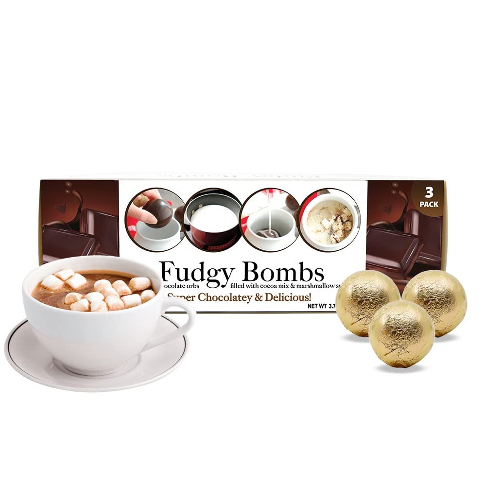 Doohickey Fudgy Bombs, Hot Chocolate Bombs Filled with Cocoa Mix and Marshmallows, Hot Cocoa Bomb... | Amazon (US)