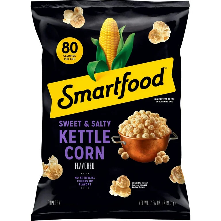 Smartfood Kettle Corn Flavored Popcorn, 7.75 oz Bag | Walmart (US)