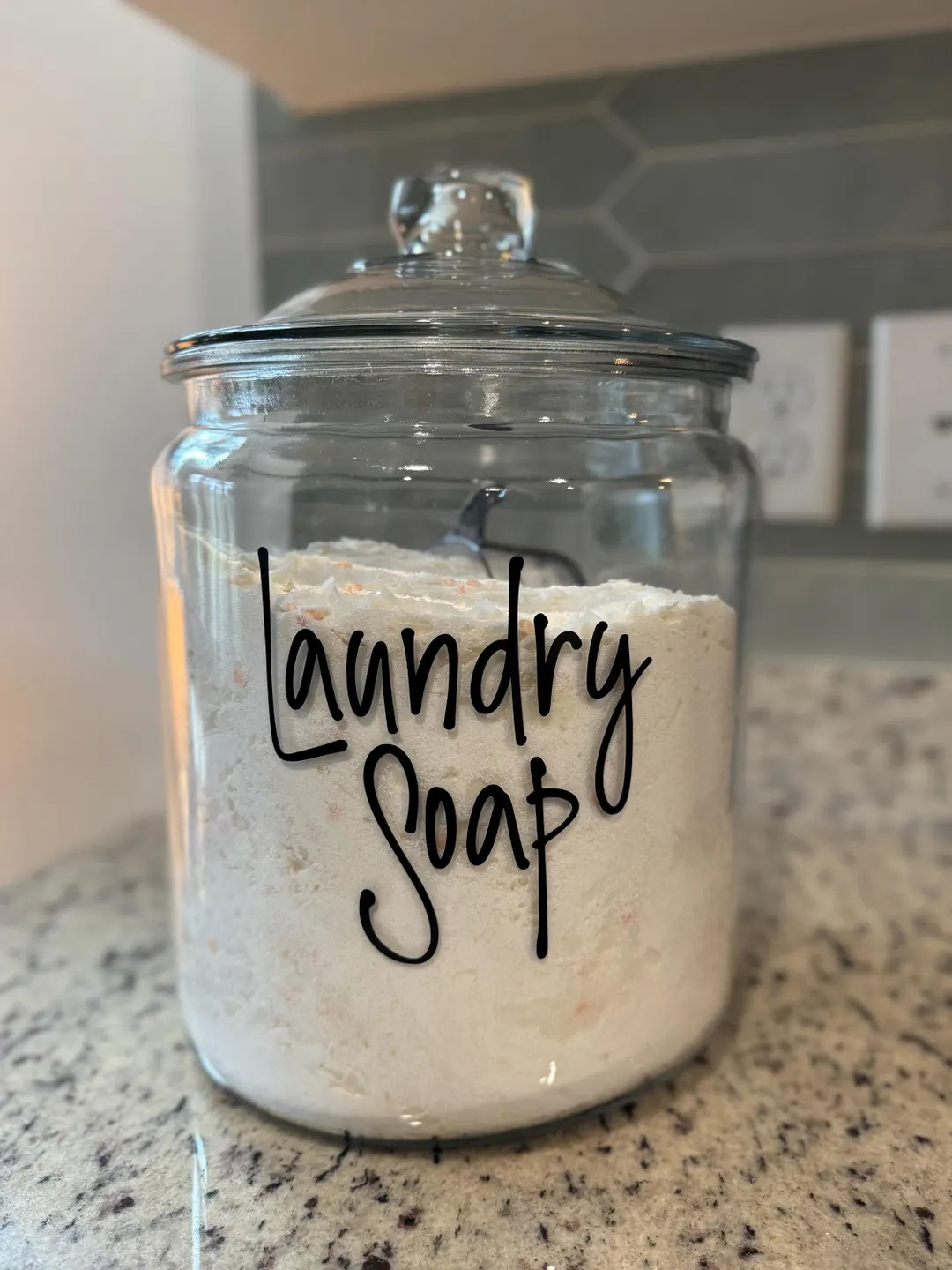 Laundry Soap Vinyl Decal Sticker for Decanted/diy Laundry Detergent - Etsy | Etsy (US)