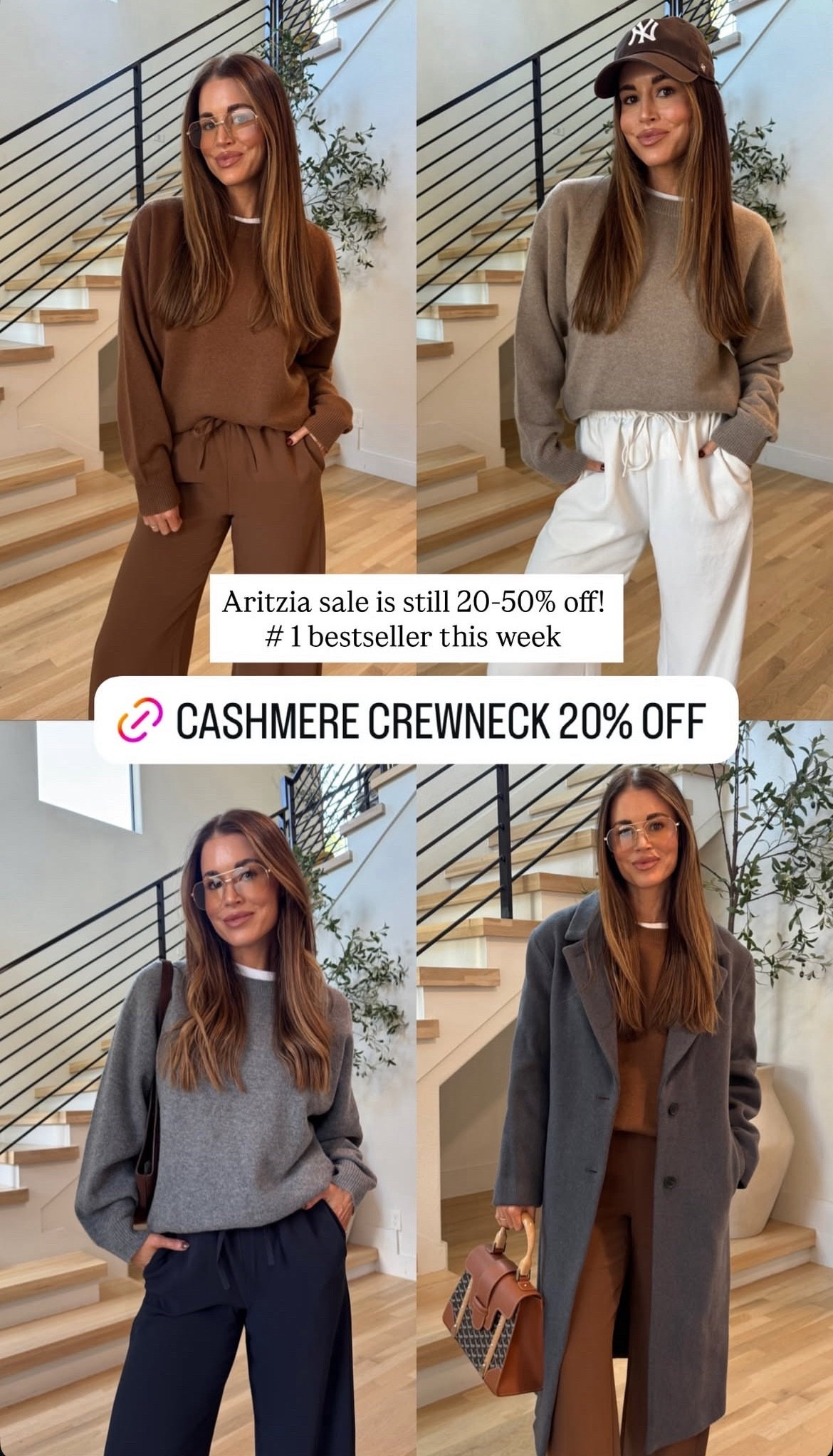 My #1 bestseller this week has been my Aritzia cashmere crewneck! 

The Aritzia sale is still 20-50% off! 

#LTKCyberWeek #LTKGiftGuide #LTKHoliday