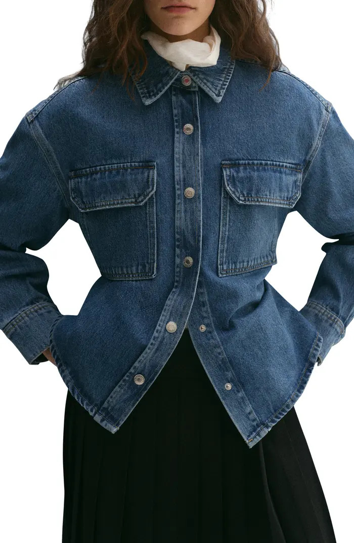 Patch Pocket Denim Overshirt | Nordstrom