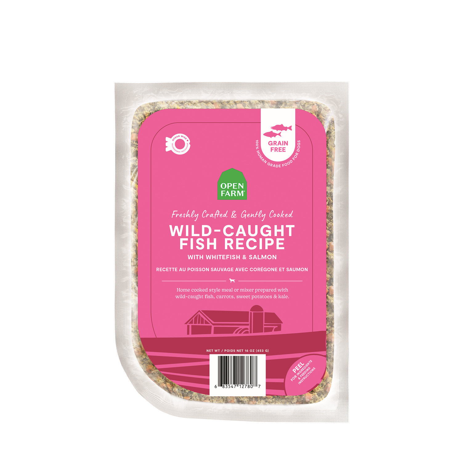 Open Farm Gently Cooked Wild-Caught Fish Recipe Frozen Dog Food | Pet Supermarket | Pet Supermarket