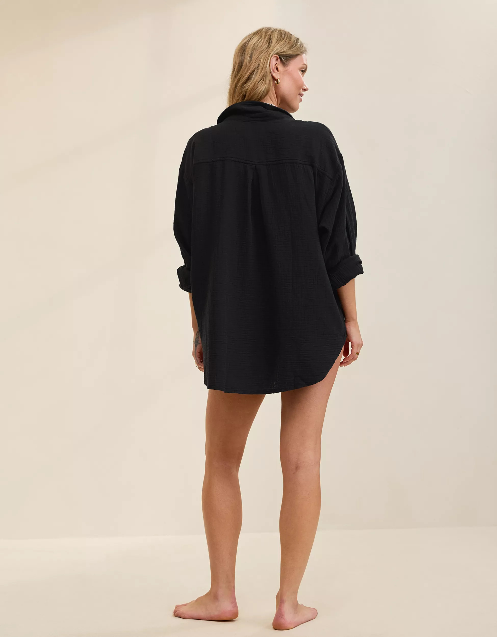 Aerie Day-Off Cover Up Shirt | Aerie