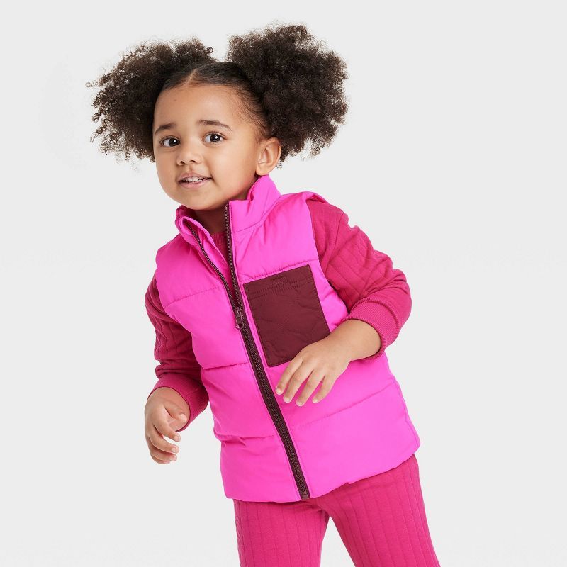Toddler Girls' Puffer Jacket - Cat & Jack™ | Target