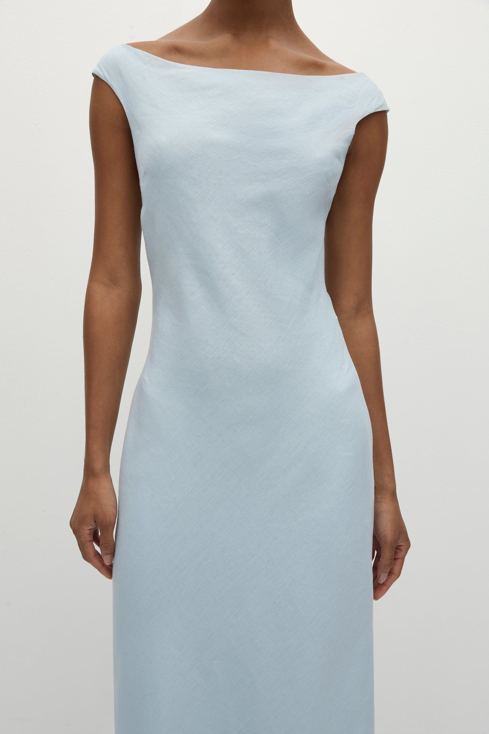 Ilride Midi Dress Sky Blue | Faithfull (AU)