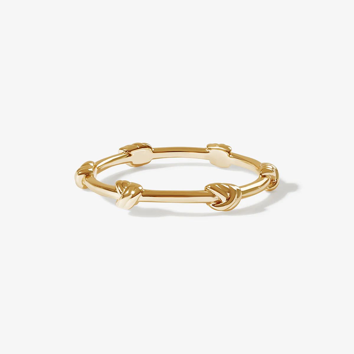 Stone knot ring | Adornmonde