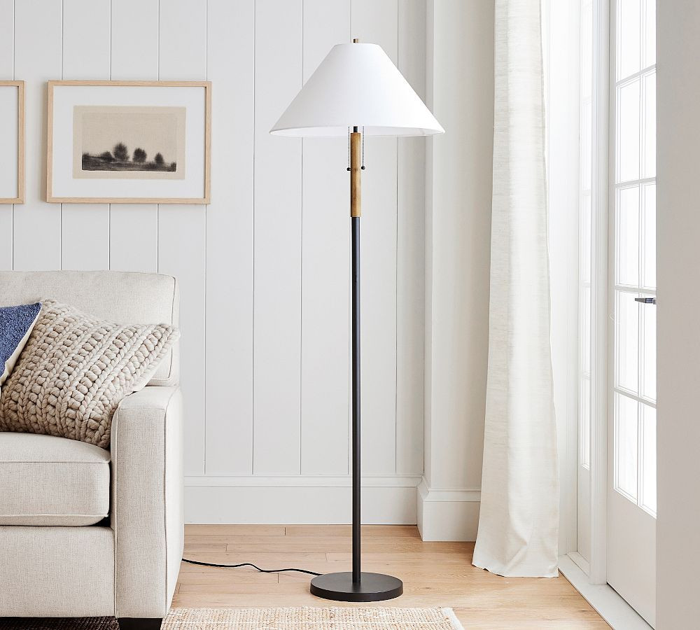 Kensington Metal Floor Lamp | Pottery Barn (US)