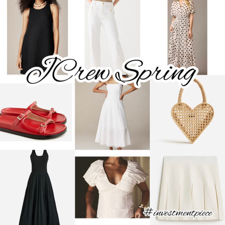 From white denim to linen (dressed and more!) to straw bags and strappy sandals- and on trend bubble hems! This is how @jcrew is doing spring and I’m obsessed with it! #investmentpiece 

#LTKSeasonal #LTKfindsunder100 #LTKstyletip