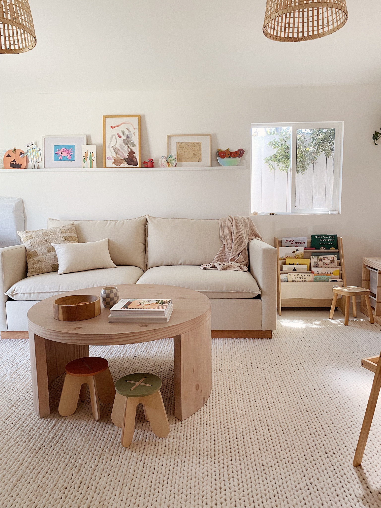 our playroom/office/guest room
