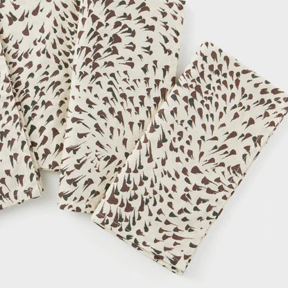 Cocoa Dot Printed Napkins Set of 4 | Tuckernuck (US)