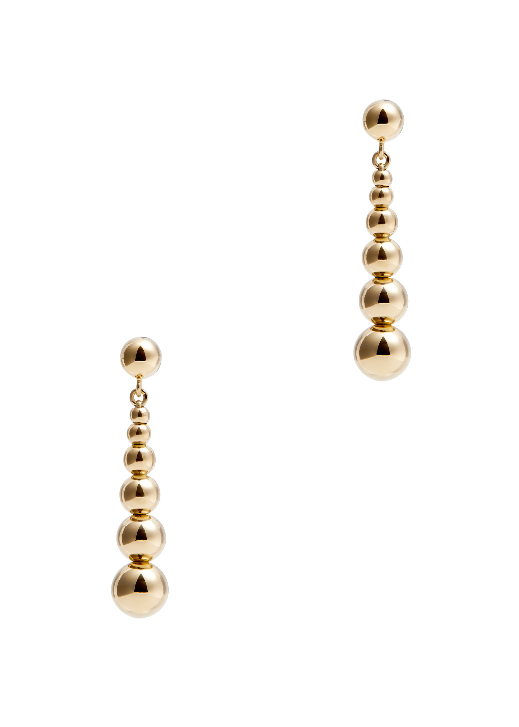 The Rebecca 18kt gold-plated drop earrings | Harvey Nichols