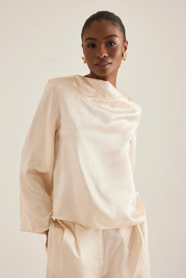 Selected Femme Selene Draped Top | Anthropologie (UK)