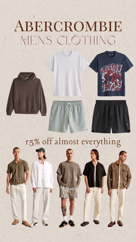 Abercrombie sale use code SUITEAF for an extra 15% off