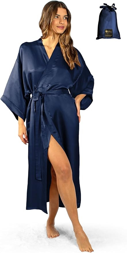 Tara Sartoria Luxury Artisan Silk Robes For Women, Washable Natural Silk Robe | Amazon (US)