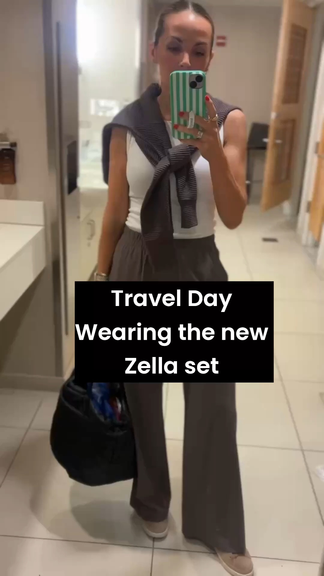 Off to a family reunion! Wearing the new @nordstrom set @abercrombie tank and the most comfortable @Vionic Shoes

#LTKgrwm #LTKootd #LTKTravel