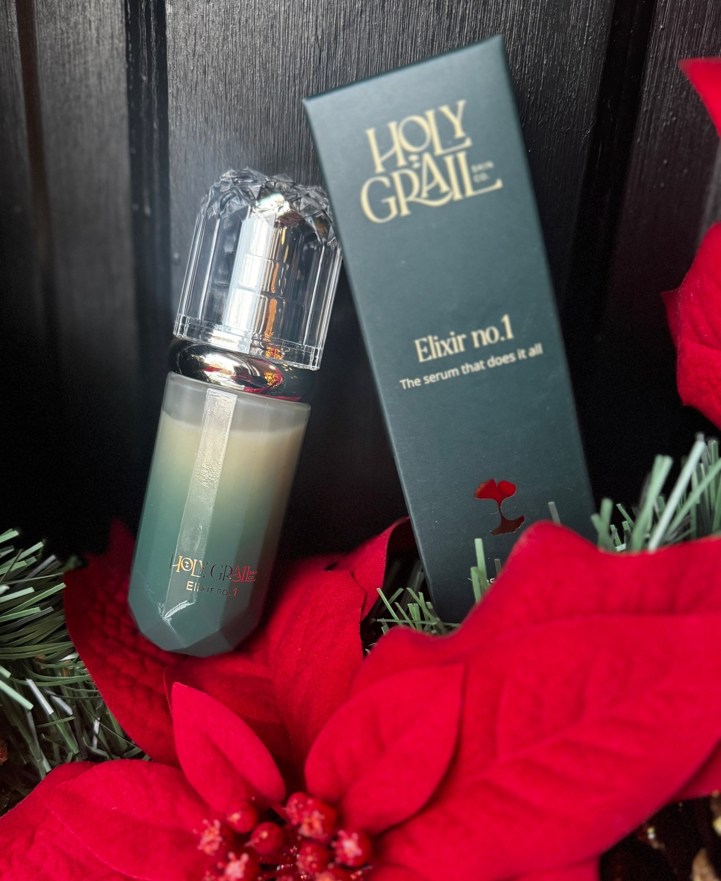 Give the gift of Glow this holiday season! 🌟 Holy Grail’s Elixir no. 1 serum will replace half of your existing skincare routine. Isn’t that amazing for busy moms like us? 

This serum is an all-in-one brightener and skin smoother. It will give you more even skin in no time! It’s clean, contains clinically proven ingredients, and every purchase supports women in need. Results have been seen in just 4-6 weeks! I have been using this now for over 2 weeks and it has been a game changer. It’s the product I reach to every night right before bed. 

So gift your girlfriend, your mom, or your work bestie this incredible serum! They will love you for it! 

$20 off your first order 🎉

#ad
#gifted 
@holygrailskinco

#cleangirlasthetic #luxuryskincare #glowingskinroutine #consciousbeauty #minimalistbeauty #womenfoundedbrand 