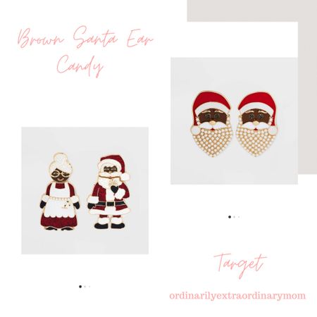 Brown Santa earrings 

#LTKSeasonal #LTKHoliday