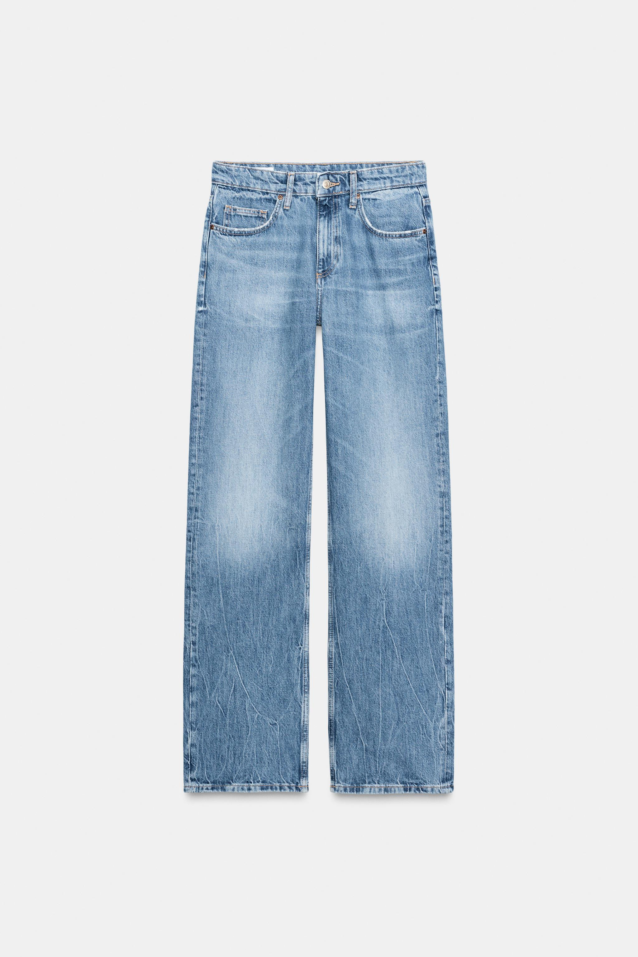 TRF HIGH-WAIST WIDE LEG JEANS | Zara US