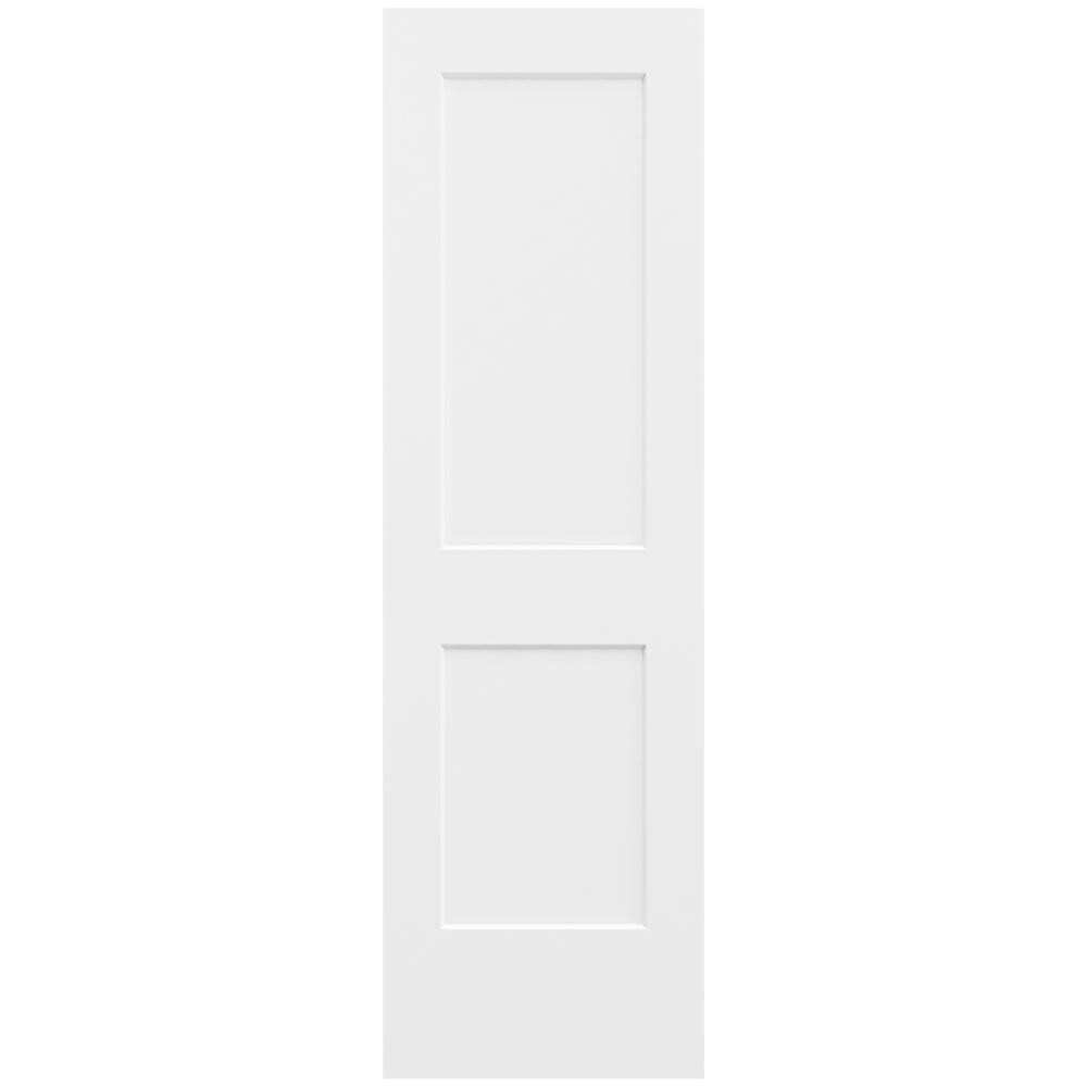 32 in. x 80 in. Monroe Primed Smooth Solid Core Molded Composite MDF Interior Door Slab | The Home Depot