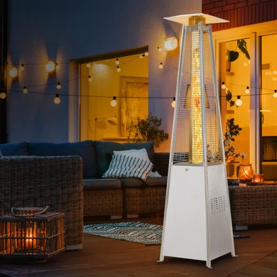 Pyramid Flame 48000 BTU Propane Standing Patio Heater | Wayfair North America