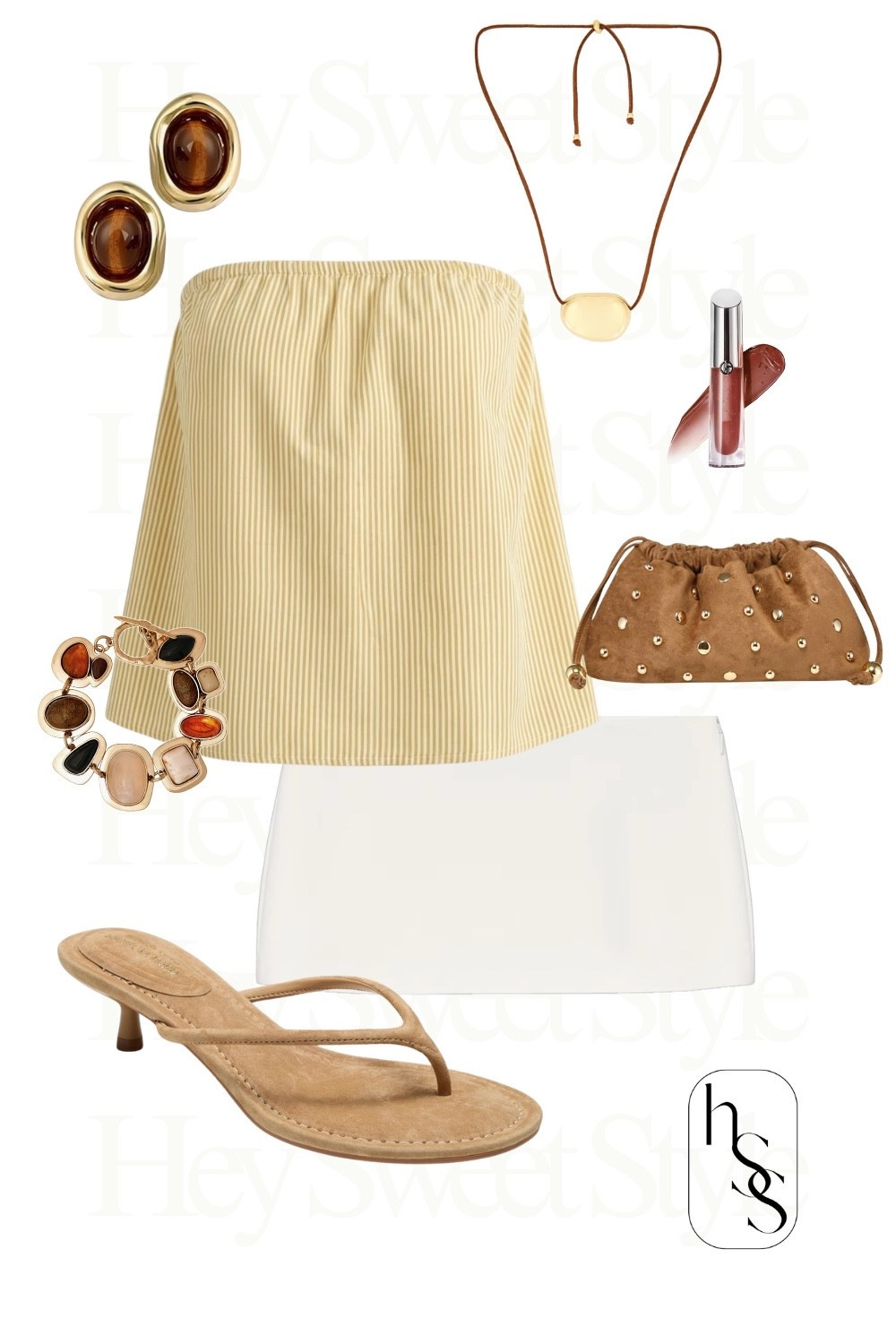 
12:52 PM
This tan and white summer outfit inspo is giving effortless beach club energy — and the studded suede bag ties the whole look together perfectly! 🤎☀️

#LTKootd