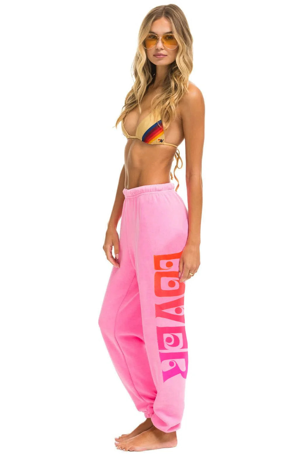 LOVER SWEATPANTS - NEON PINK | Aviator Nation