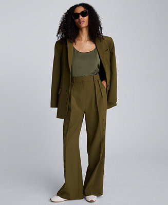 Kenneth Cole Women's High-Rise Pleat Detail Pants - Macy's | Macy's