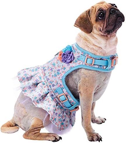 Blueberry Pet 10+ Patterns Soft & Comfy Spring Scent Inspired Floral/Camo Print Dog Harness Vests... | Amazon (US)