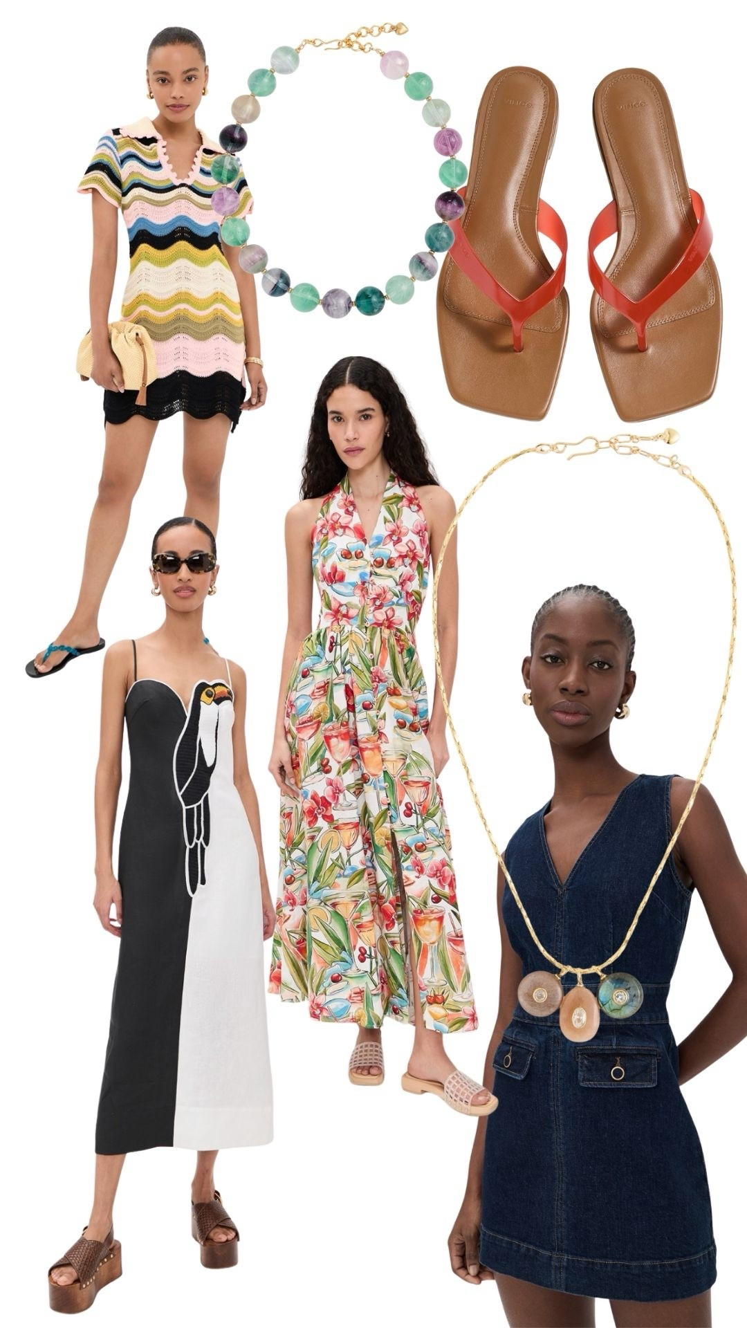 A few summer outfits I’m eyeing all on sale! These dresses are perfect for date night or vacation! Some could even work as a wedding guest dress or for a party for the wedding and the accessories are too cute too! If I wasn’t pregnant I would be buying the top left crochet dress so fast! ♥️

#LTKSaleAlert