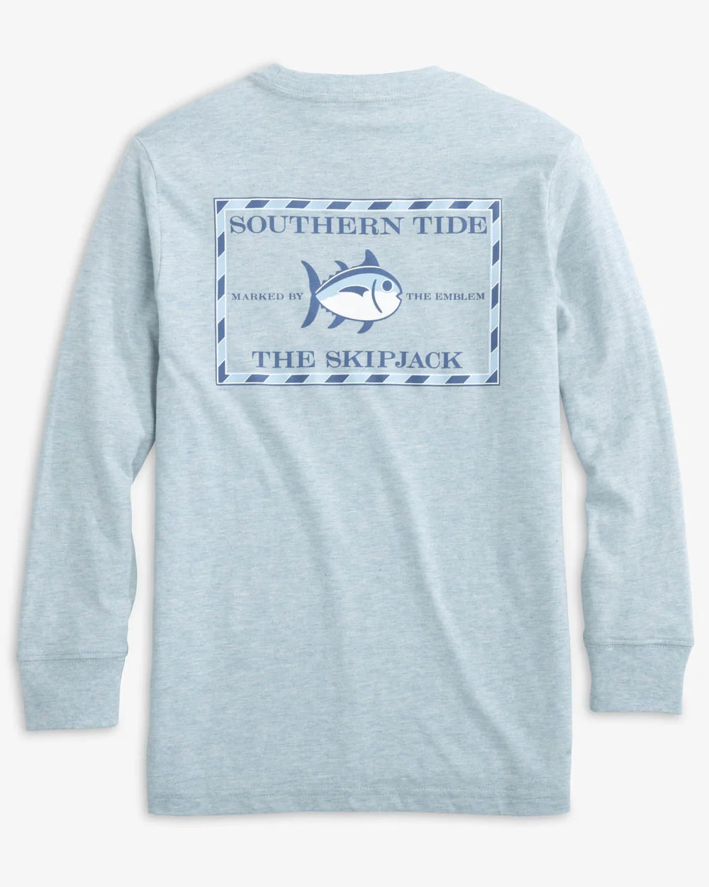 Kids Heather Original Skipjack Long Sleeve T-Shirt | Southern Tide