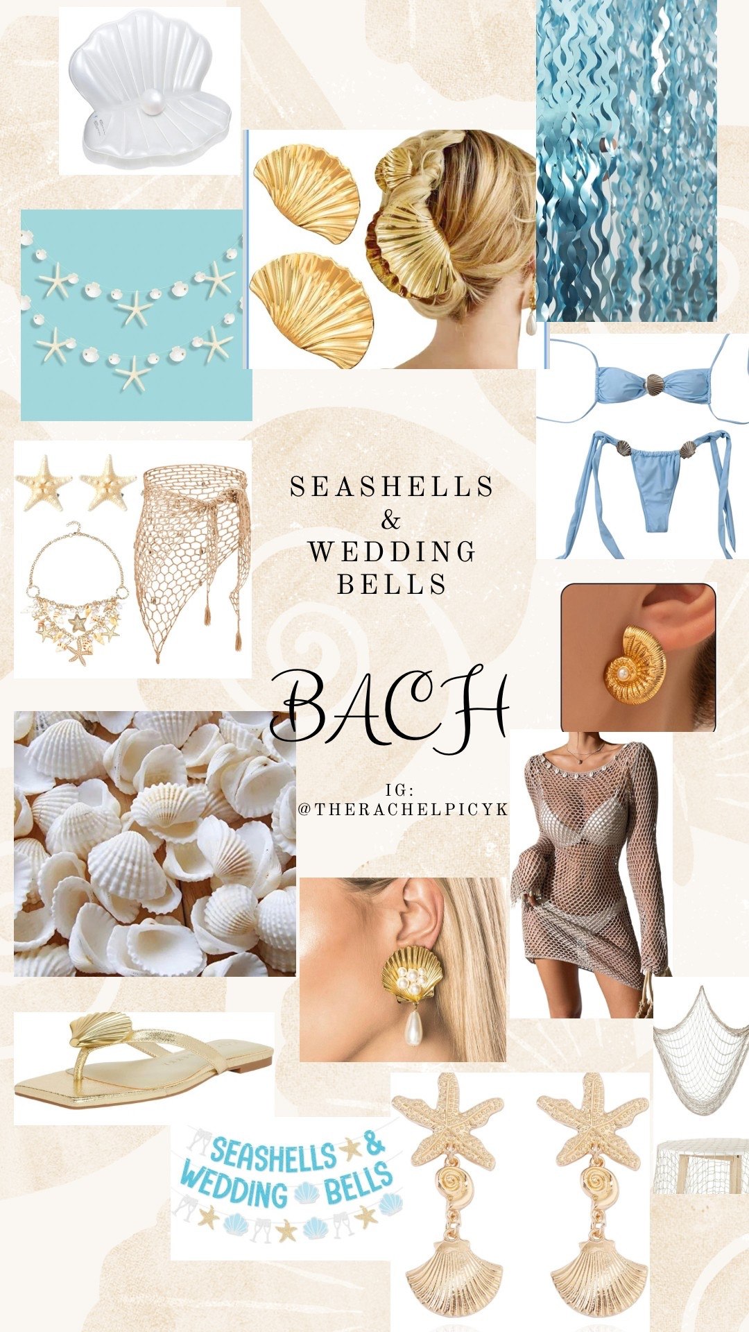 Bachelorette Theme: Seashells & Wedding Bells 🐚⚓️🤍🔔 ✨

#LTKParties #LTKWedding #LTKSwim