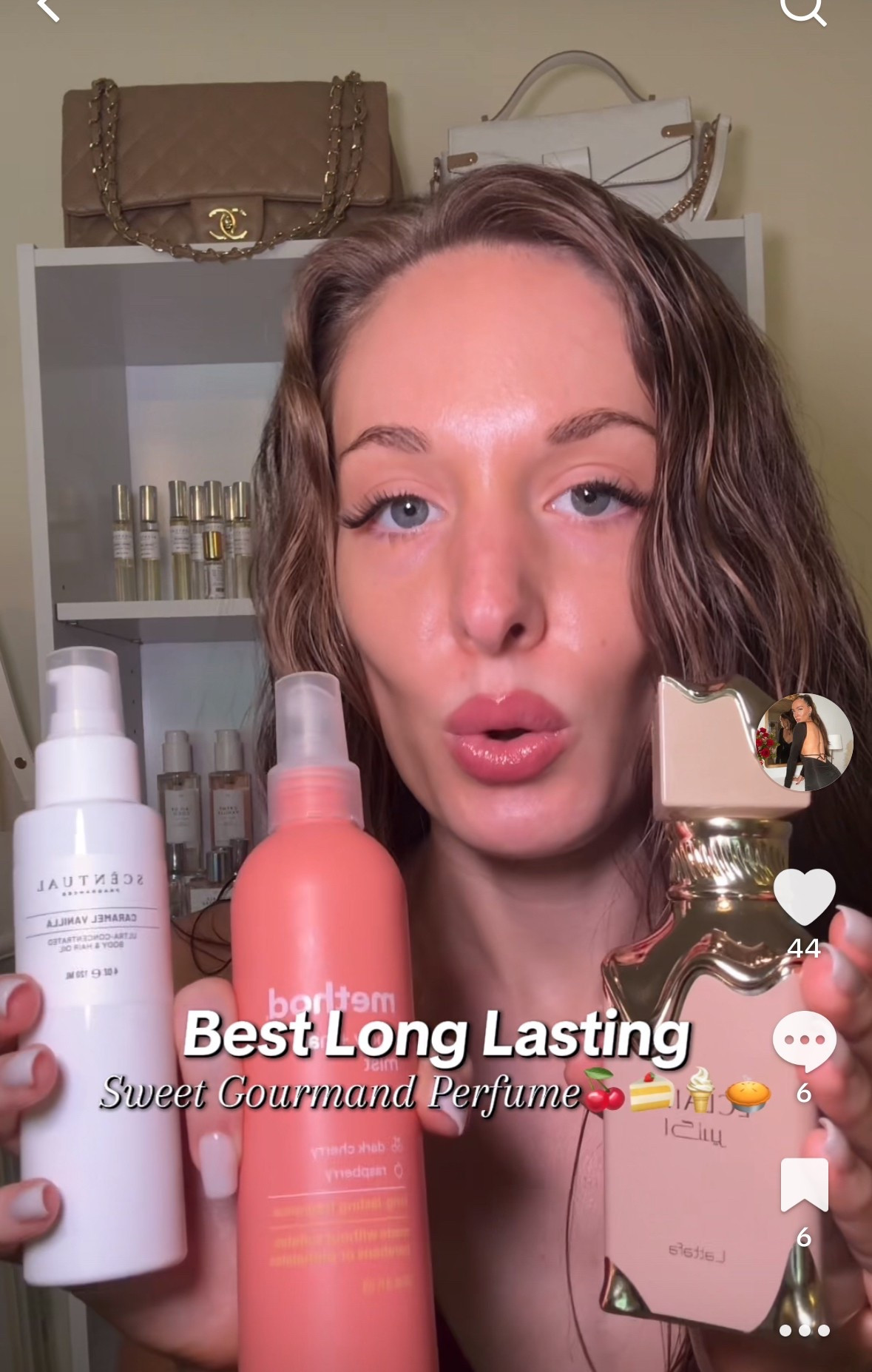 Best perfume layering combo! Dark cherry Bianco latte inspired fragrance. How to smell good all day 

#LTKBeauty #LTKFindsUnder50