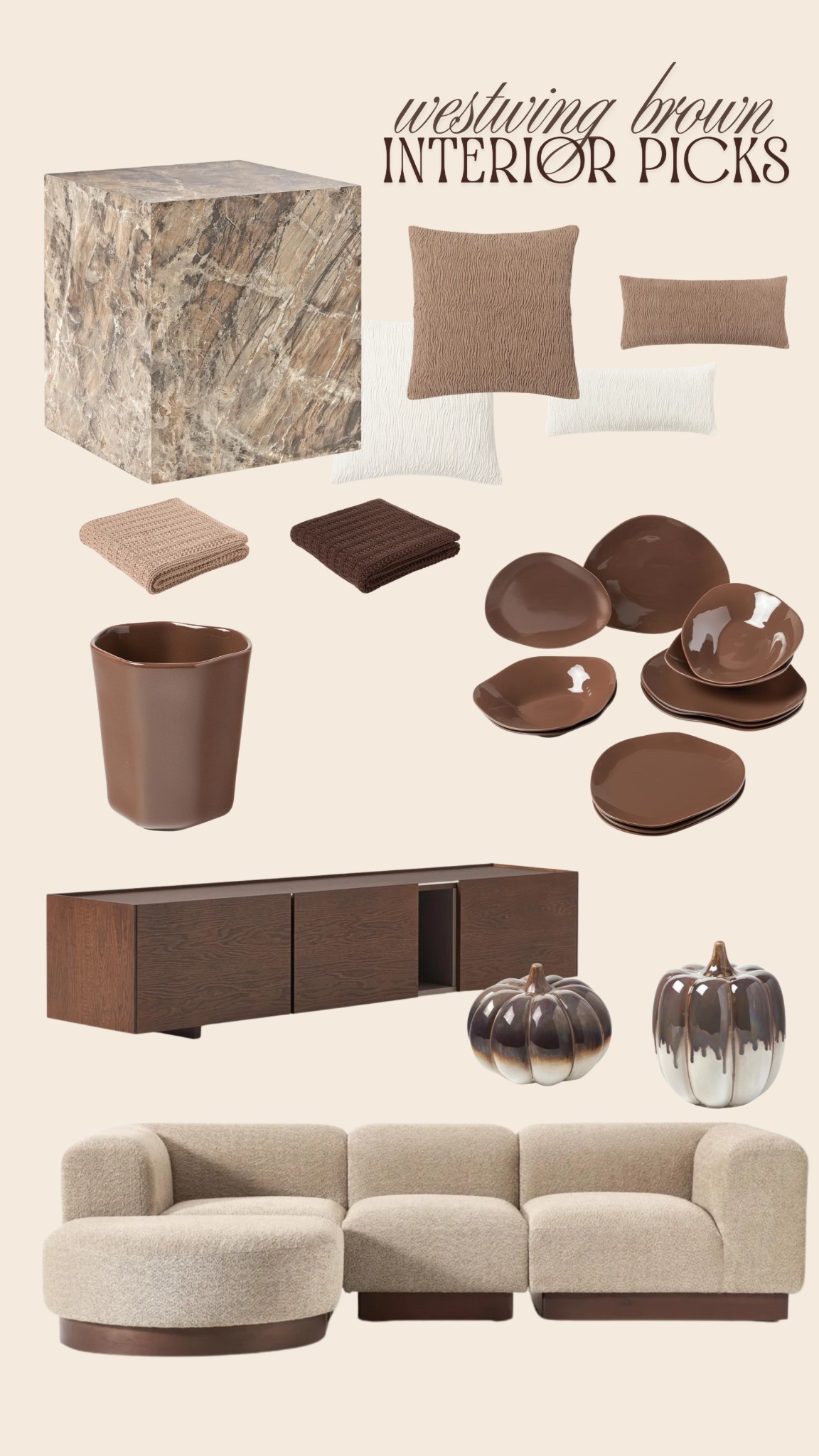 ✨ Cozy up your home with timeless brown tones ✨
From soft pillows to statement furniture – these Westwing picks bring warmth, elegance, and comfort into any space. Perfect for creating that chic fall-inspired vibe you’ll love year-round. 🍂🤎

🛋️ Shop all my interior favorites directly here – just click the link & get the look!

#Westwing #InteriorInspo #BrownAesthetic #HomeDecorLover #LTKhome #LTKinterior

#LTKautumn #LTKhome