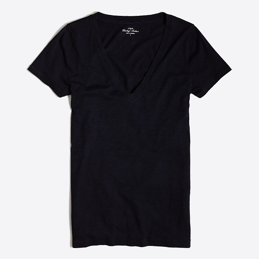 Vintage Cotton V-Neck Tee | J.Crew Factory
