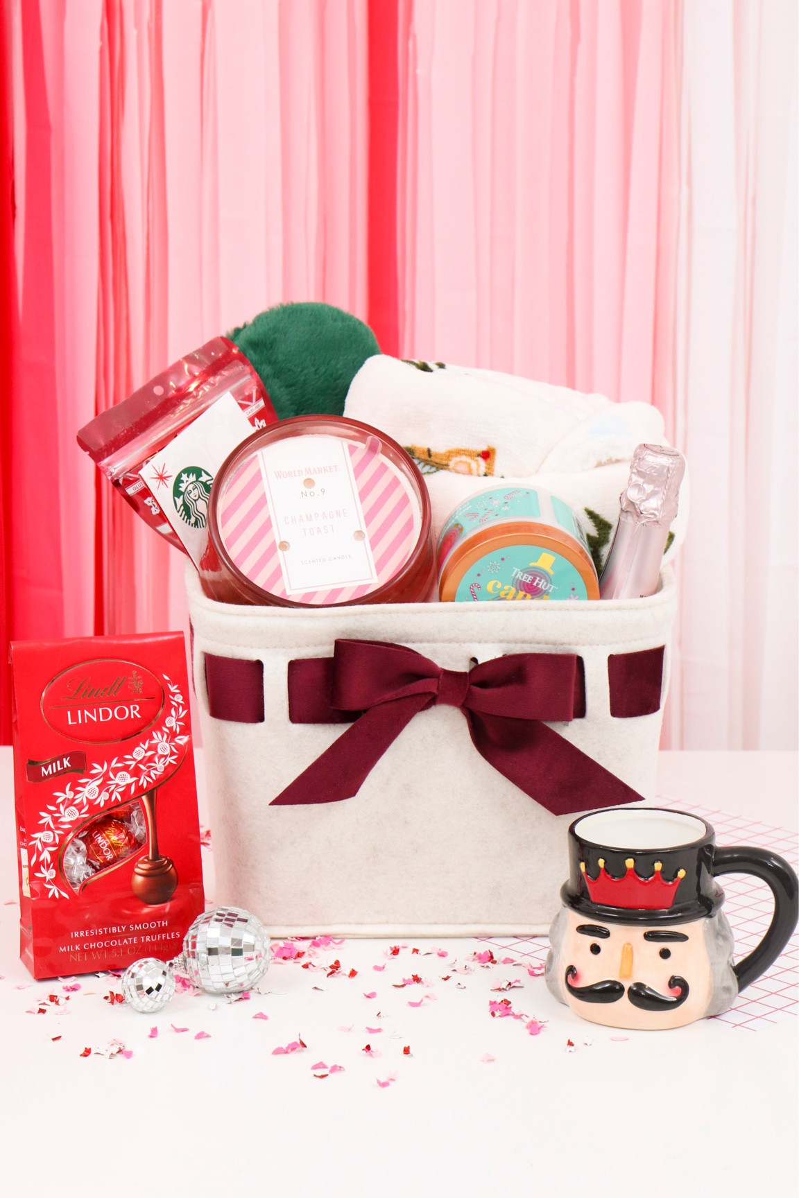 Everything you need to make a Holiday Burr Basket! Or brrrr if it’s really cold 🤣😉🎅🏻 If you have been wanting to try out the Brr basket trend let’s break down what’s generally included!  🎅🏻 First, grab one of these storage baskets, they are the cutest way to  begin, and come complete with a bow! Better yet, they are on sale at the moment!  Then fill with a cozy blanket, slippers, self care items and festive drinks! 

#LTKGiftGuide #LTKHoliday #LTKSeasonal