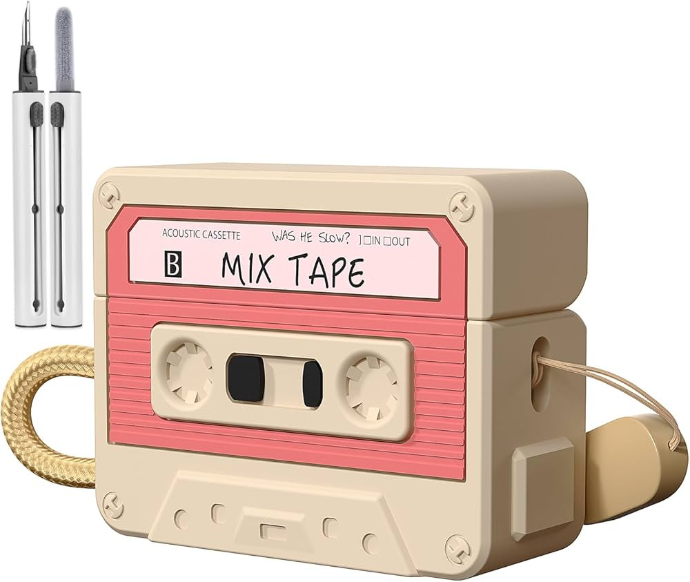 Filoto AirPods Pro 2nd Cassette Tape Case, Soft Silicone Skin Cover Shock-Absorbing Protective Ca... | Amazon (US)