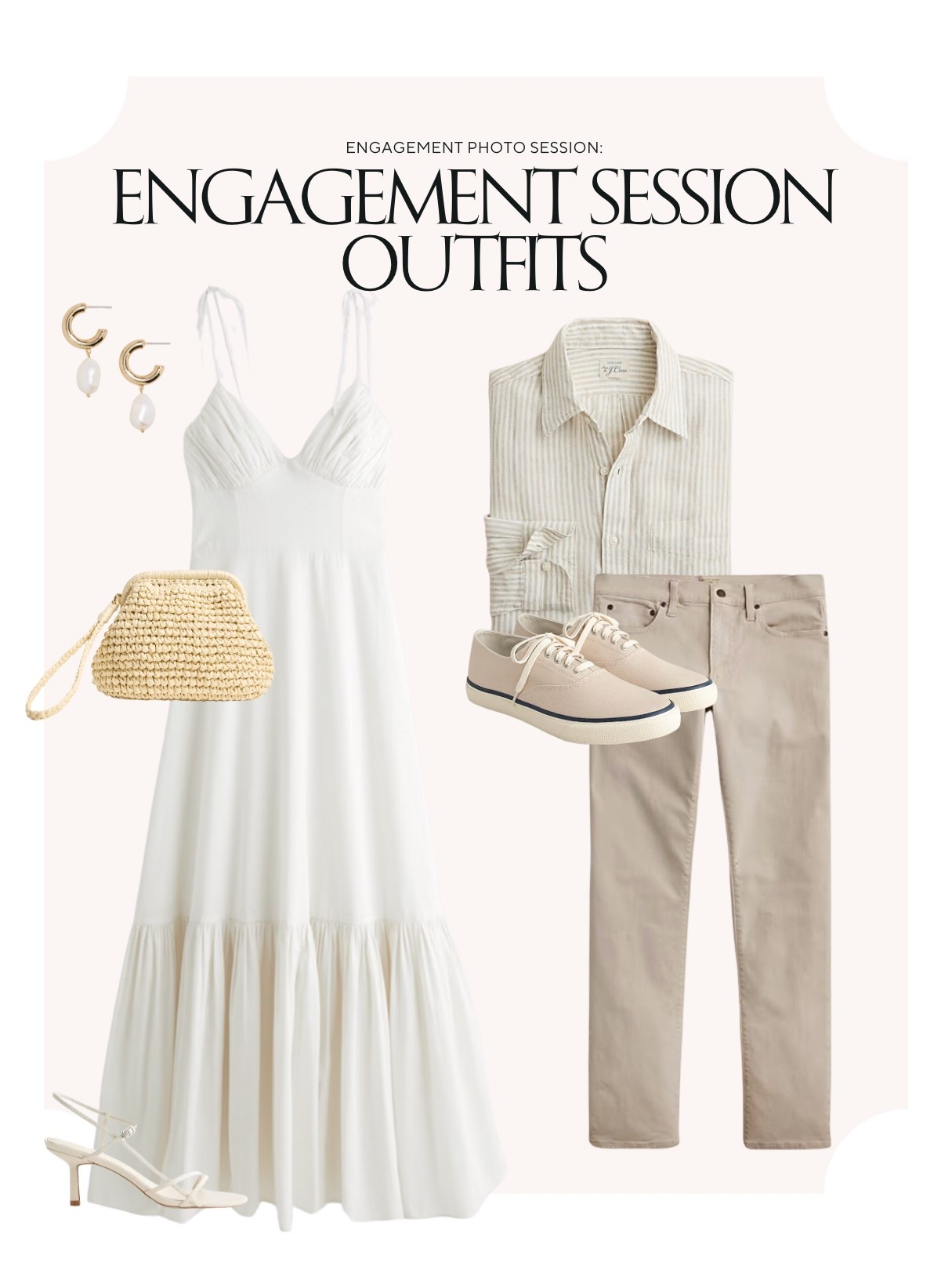 Neutral engagement session outfit that is perfect for spring and summer 

#LTKSeasonal #LTKStyleTip #LTKWedding