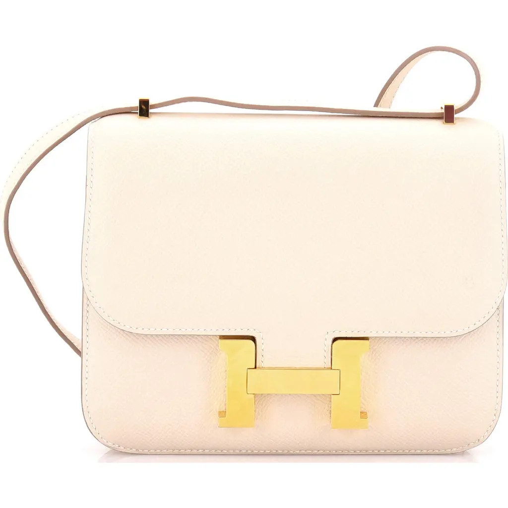 Pre-Owned Hermes Constance Bag Epsom 18 in White at Nordstrom, Size X-Small | Nordstrom