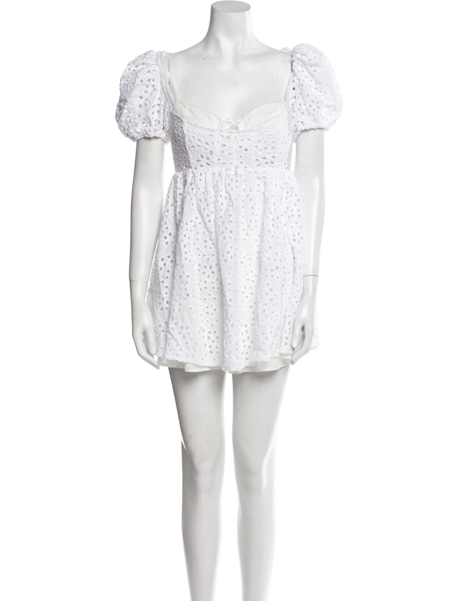 Square Neckline Mini Dress w/ Tags | The RealReal