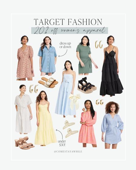 The cutest dresses, shoes, and accessories from @target are 20% off this week! 😍 Don't miss these amazing offers! Hurry over to @target! 👏🏻

#LTKSaleAlert #LTKFindsUnder50 #LTKStyleTip