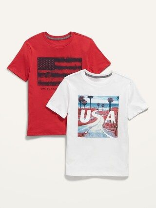 Gender-Neutral Graphic T-Shirt 2-Pack for Kids | Old Navy (US)