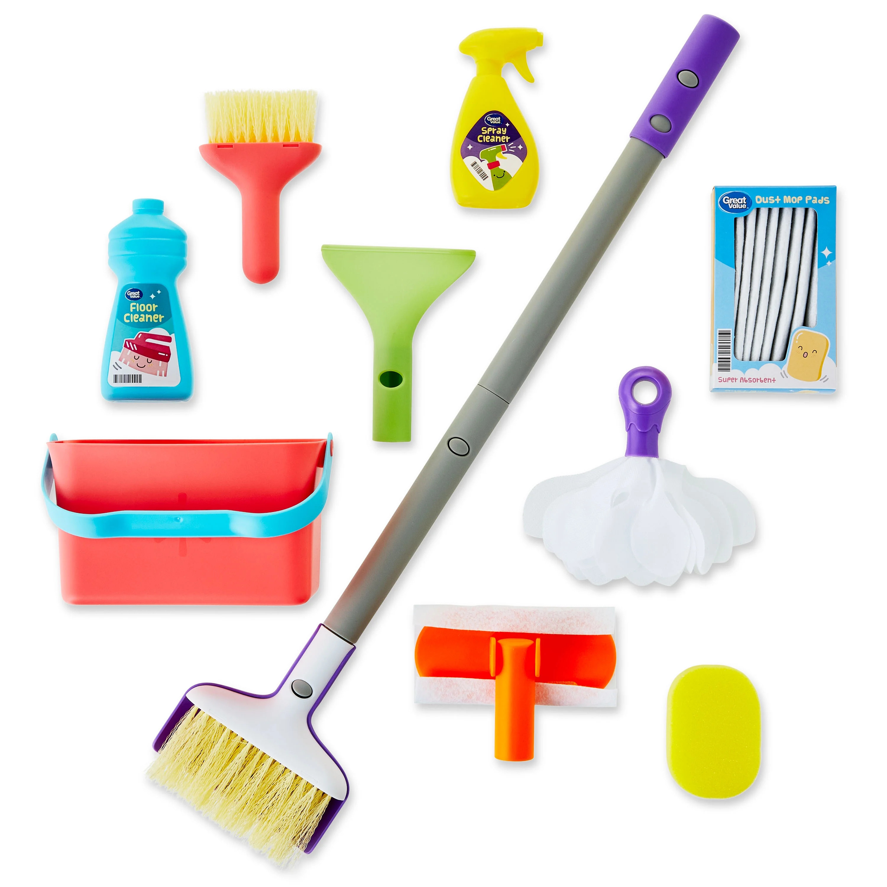 Kid Connection Cleaning Play Set, 22 Pieces | Walmart (US)