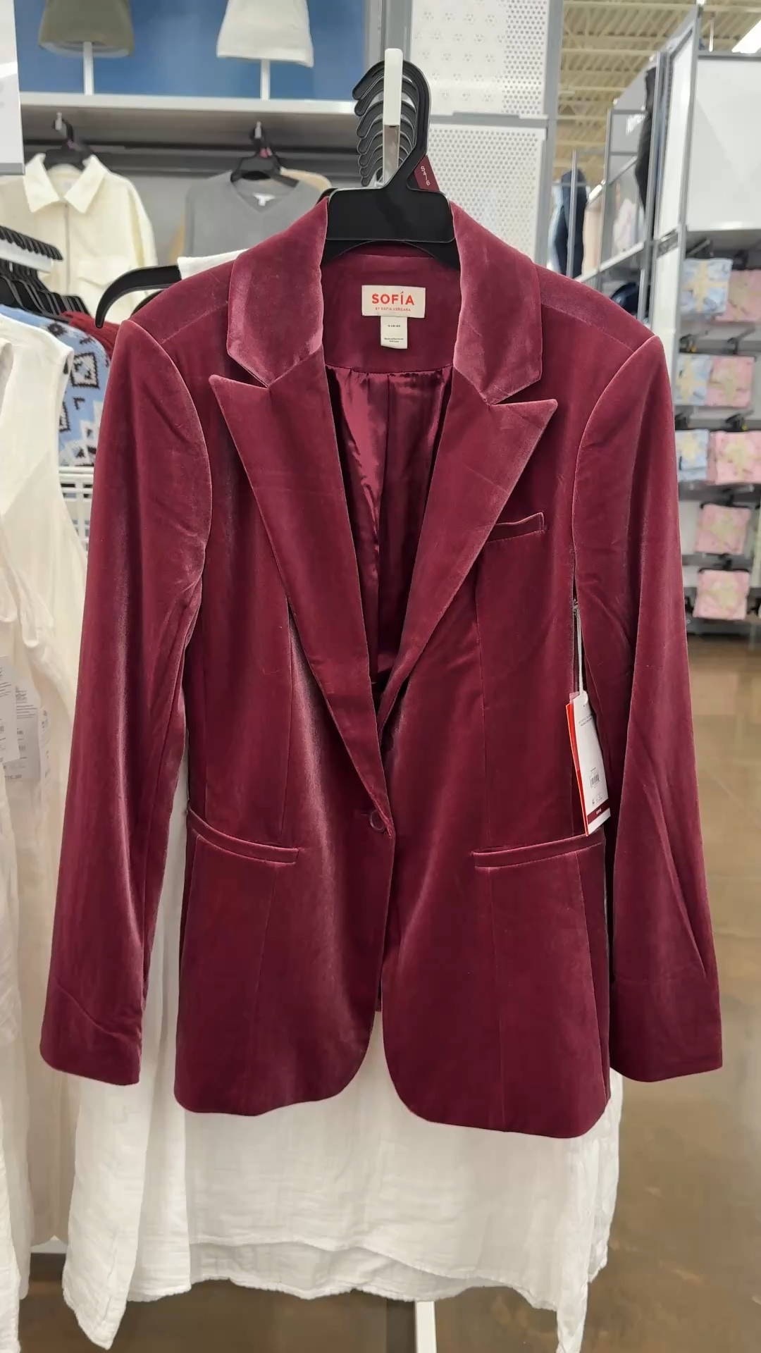 Selling fast! ✨ This Sofia by Sofia Vergara Velvet Blazer is such a statement piece. 😍The luxe velvet finish and tailored silhouette give it a polished, elevated feel, while the deep merlot hue adds the perfect pop of rich color. 🍷 Comfortable enough for all-day wear yet refined enough for work or holiday events. A stylish way to refresh your blazer lineup—especially while it’s on sale. I’ve also linked similar velvet blazers in rich, colorful hues for more options to love. 🫶🏻 #WorkwearInspo #WalmartFashion #AffordableFashion

#LTKSaleAlert #LTKWorkwear #LTKHoliday
