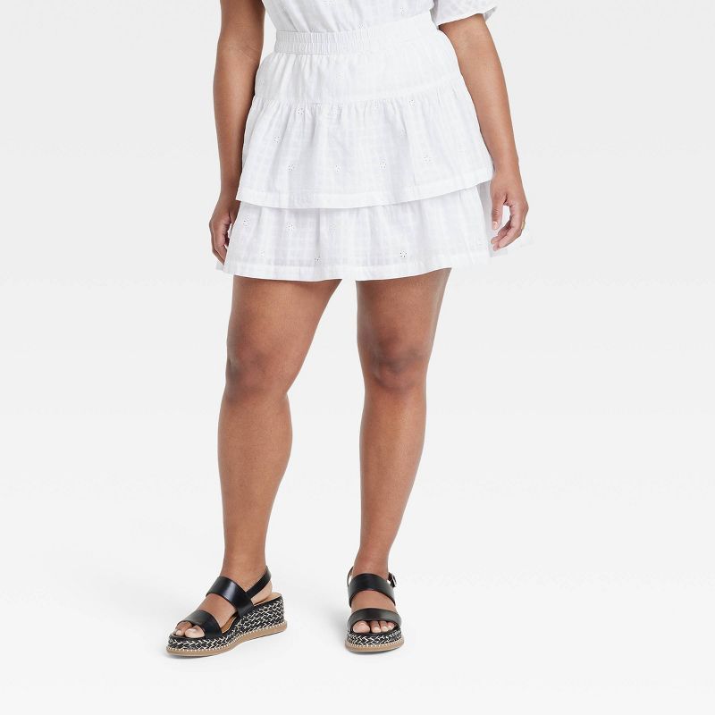 Women's Tiered Mini Skirt - Universal Thread™ | Target