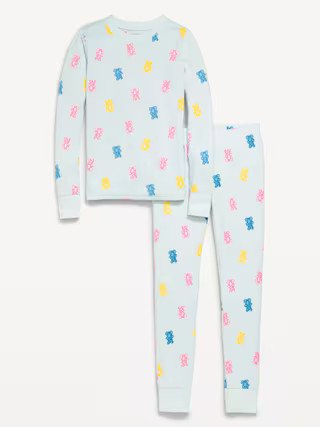 Printed Snug-Fit Graphic Pajama Set for Girls | Old Navy (US)