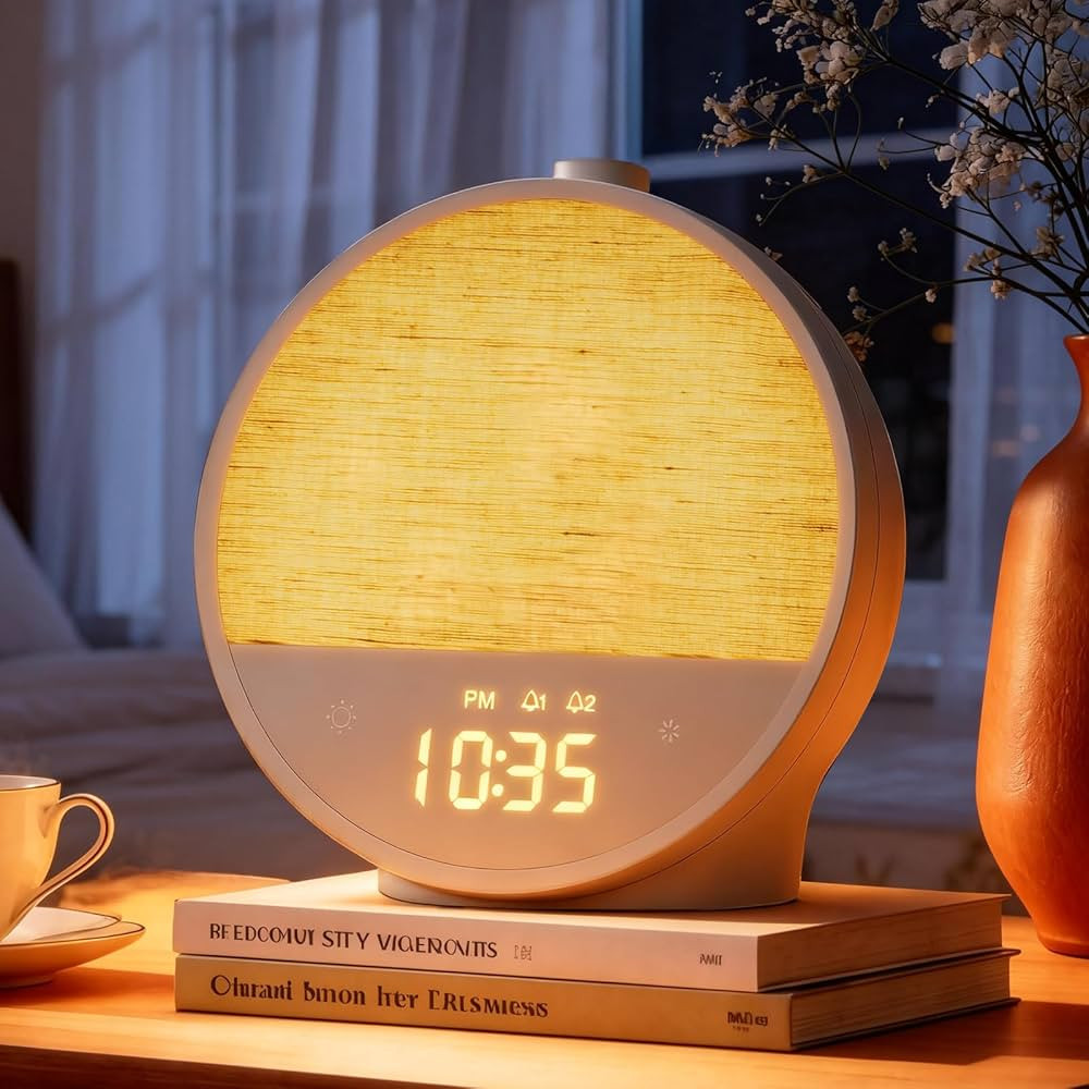 Vivilumens Sunrise Alarm Clock, Gentle Wake-Up Light & Sound Machine, Dual Alarms for Heavy Sleep... | Amazon (CA)