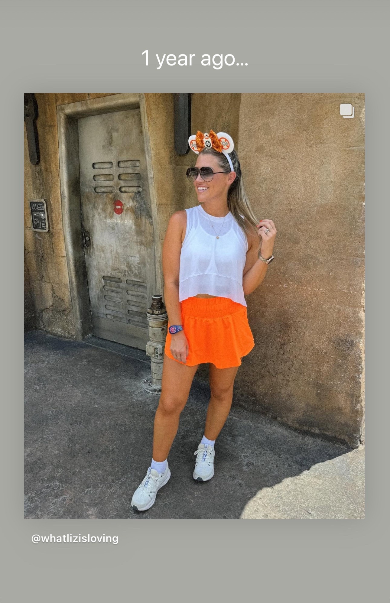 Disney outfit idea
XS tank
Small skort 